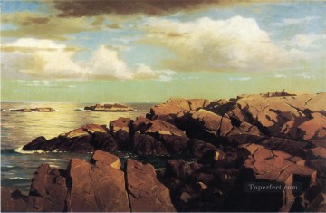 William Stanley Haseltine Painting - Después de una ducha Paisaje de Nahant Massachusetts Luminismo William Stanley Haseltine